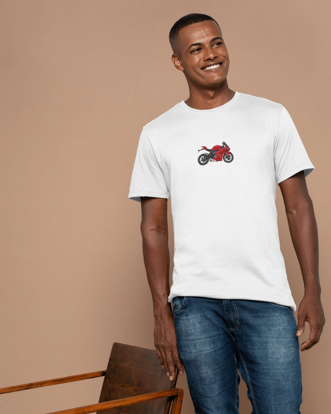 Crank & Collar “Panigale V4 – Red Hot & Overheating” T-Shirt | Ducati Superbike Tee