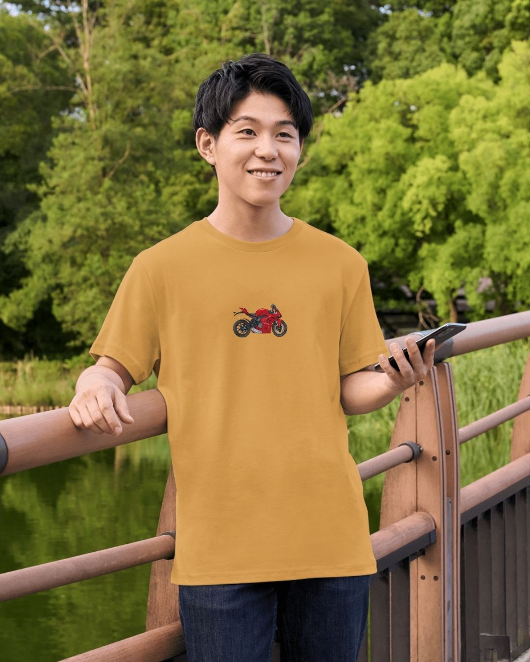 Crank & Collar “Panigale V4 – Red Hot & Overheating” T-Shirt | Ducati Superbike Tee